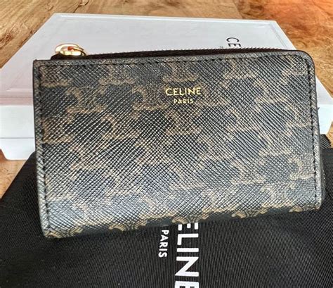 celine zipped coin purse|Celine coin holder for women.